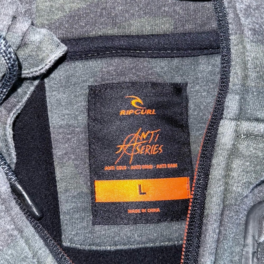 Rip Curl Gray Performance Jacket With Full-Length… - image 4